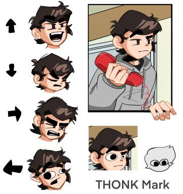 THONK Mark emote